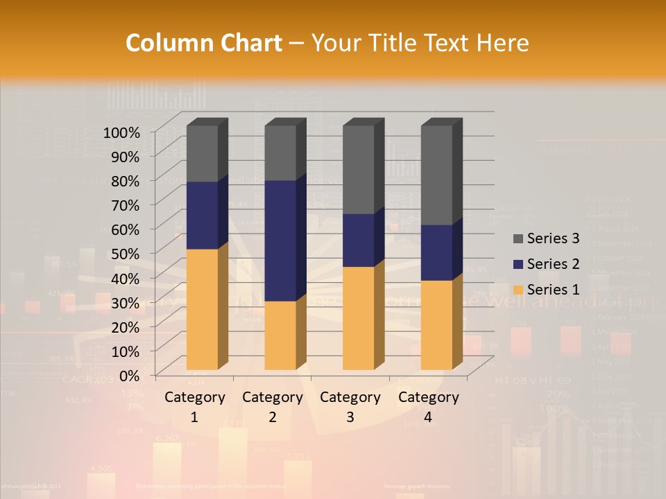 Product Number Blue PowerPoint Template