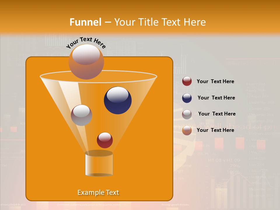 Product Number Blue PowerPoint Template