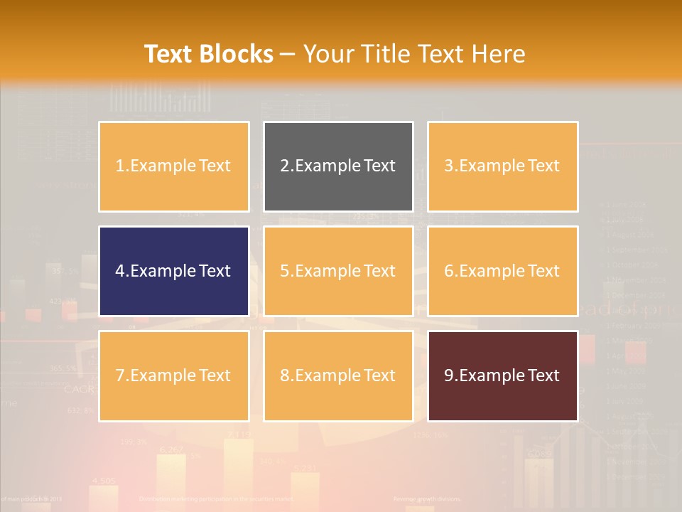 Product Number Blue PowerPoint Template