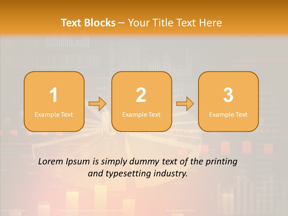 Product Number Blue PowerPoint Template