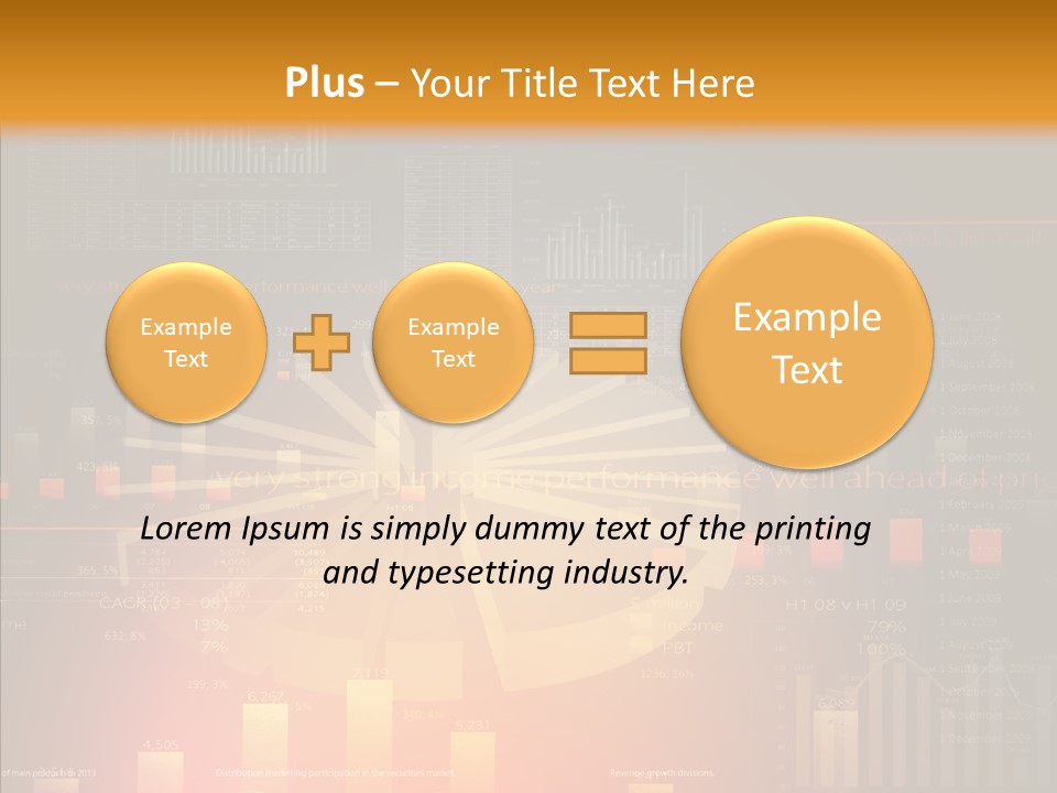Product Number Blue PowerPoint Template