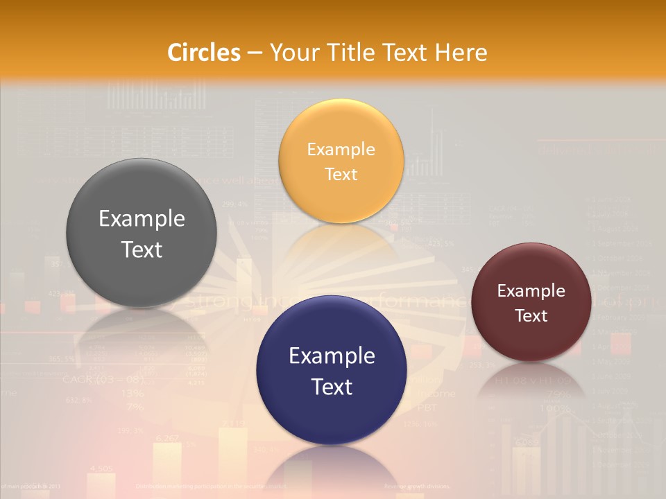 Product Number Blue PowerPoint Template