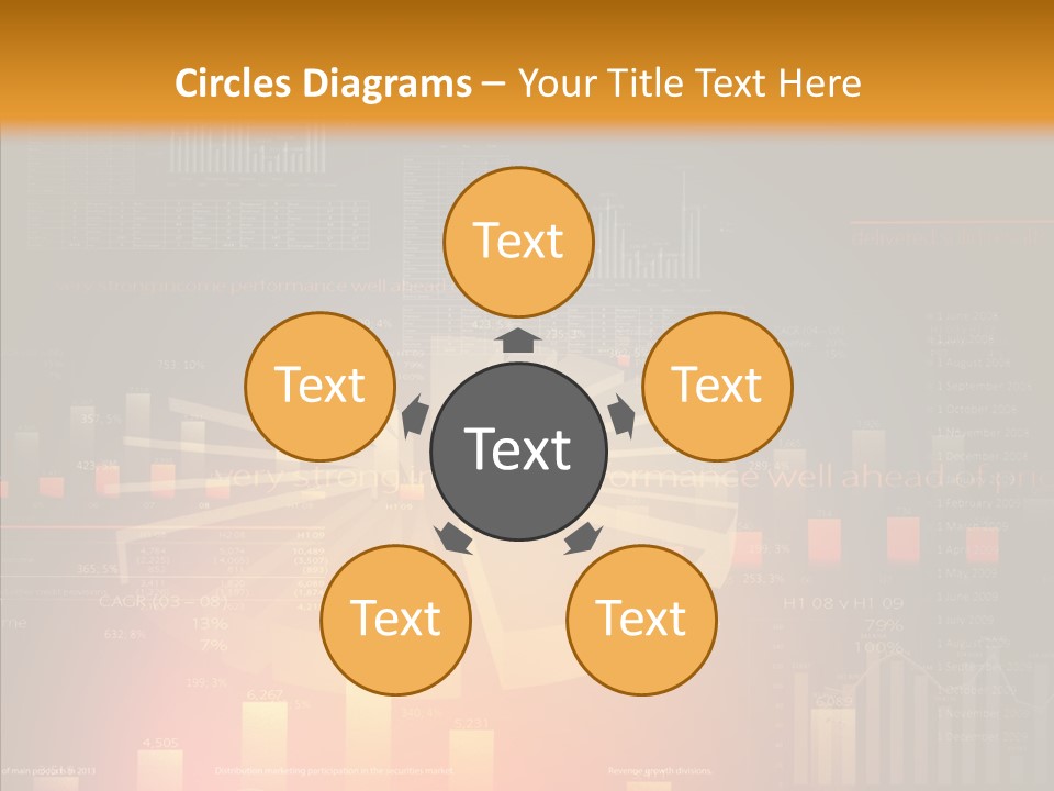 Product Number Blue PowerPoint Template