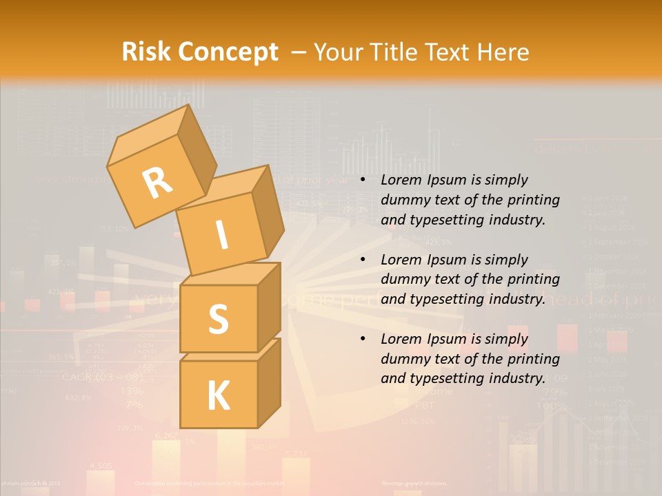 Product Number Blue PowerPoint Template