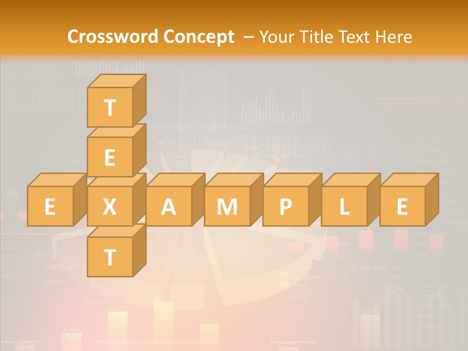 Product Number Blue PowerPoint Template