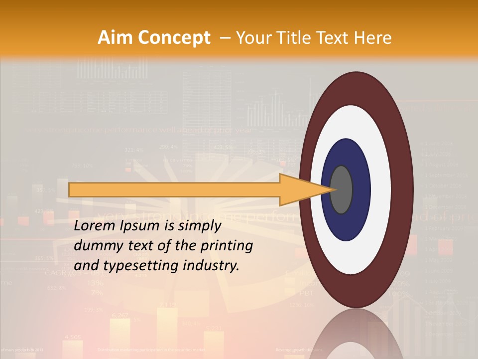 Product Number Blue PowerPoint Template