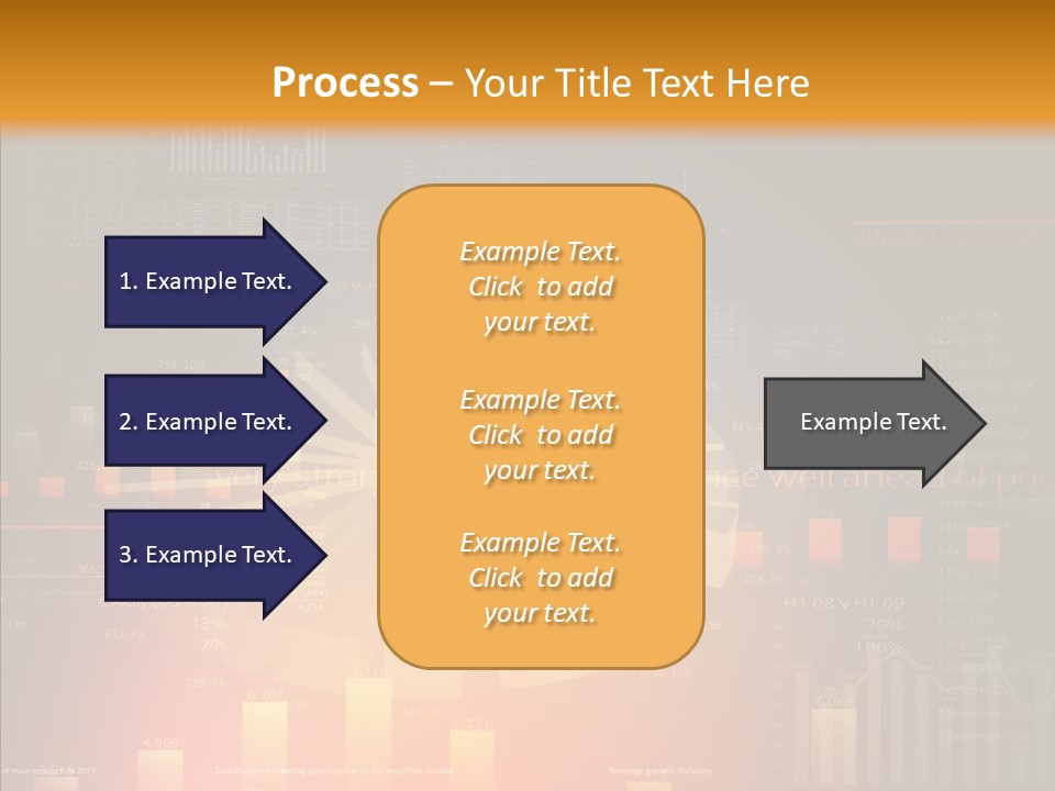 Product Number Blue PowerPoint Template