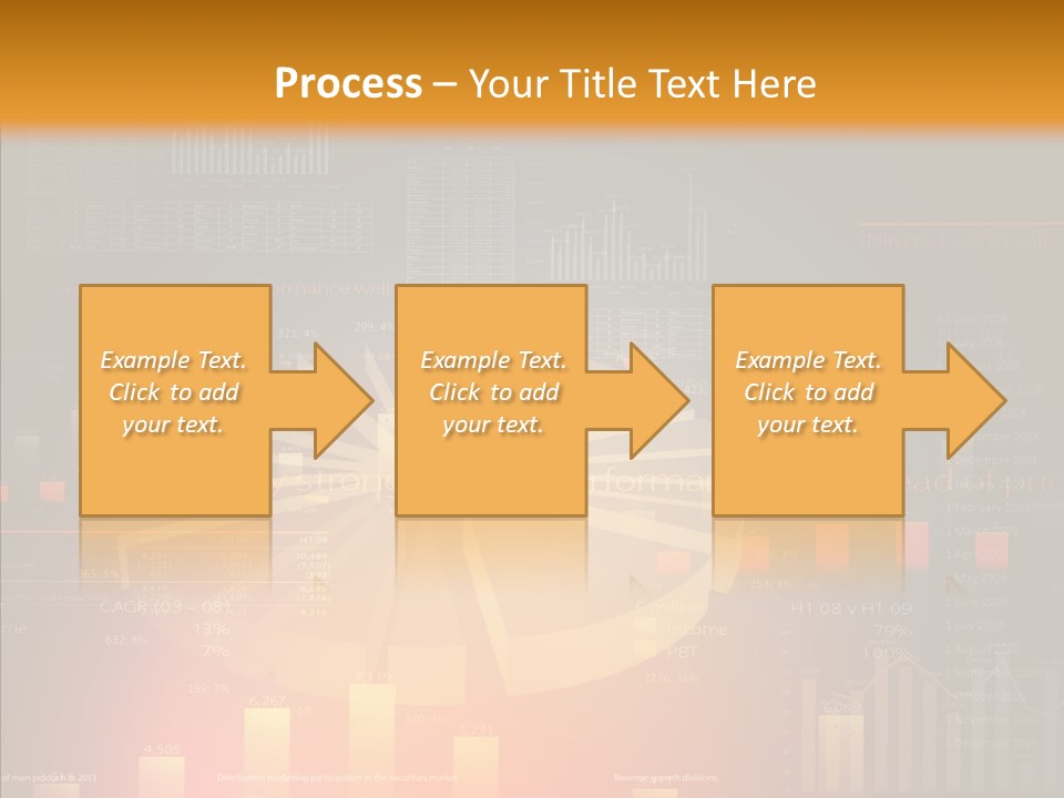 Product Number Blue PowerPoint Template