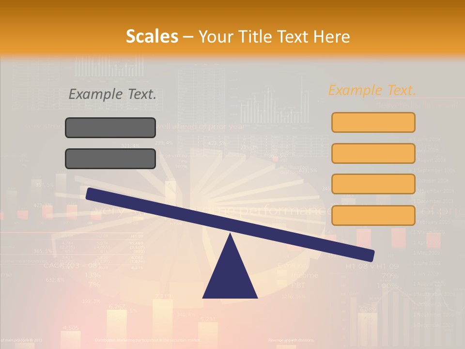 Product Number Blue PowerPoint Template