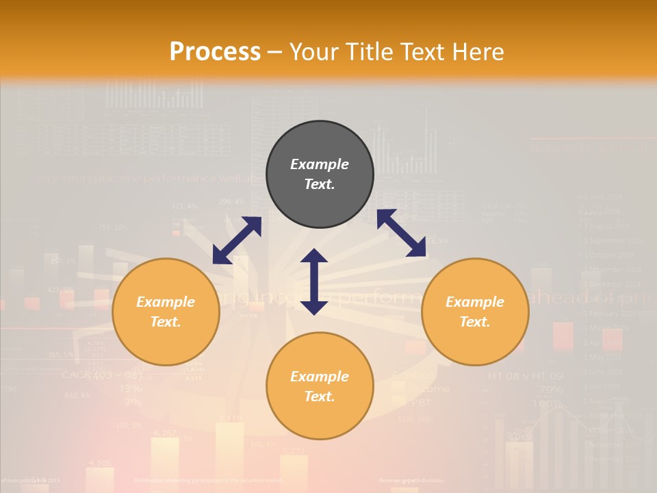 Product Number Blue PowerPoint Template