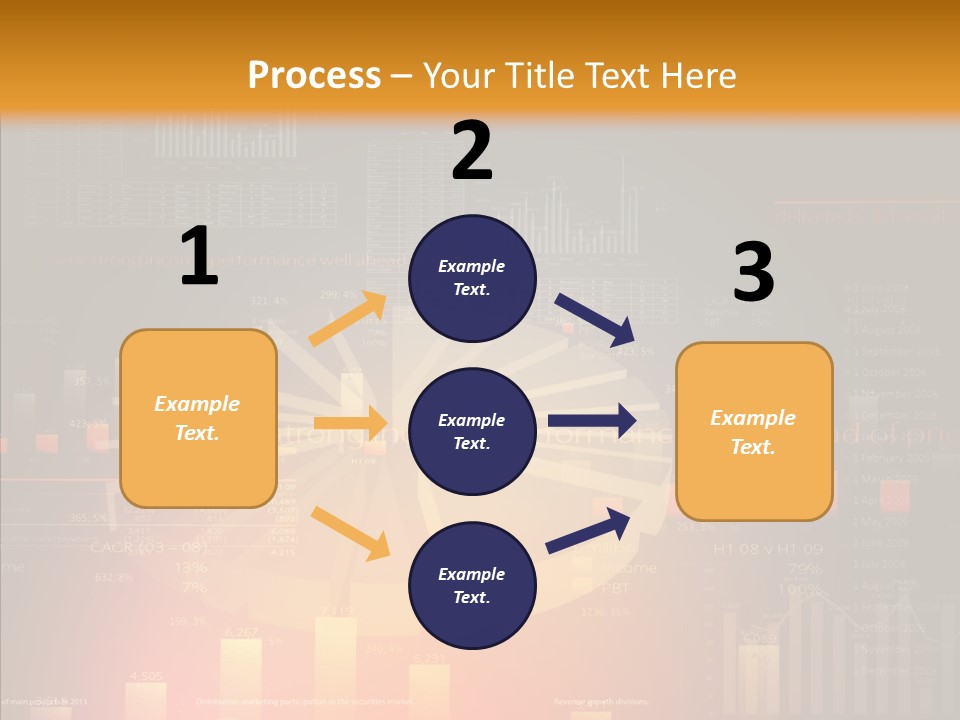 Product Number Blue PowerPoint Template