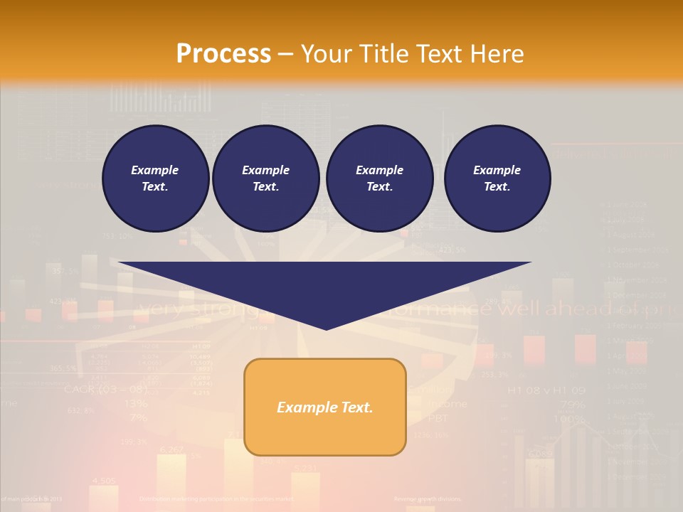 Product Number Blue PowerPoint Template