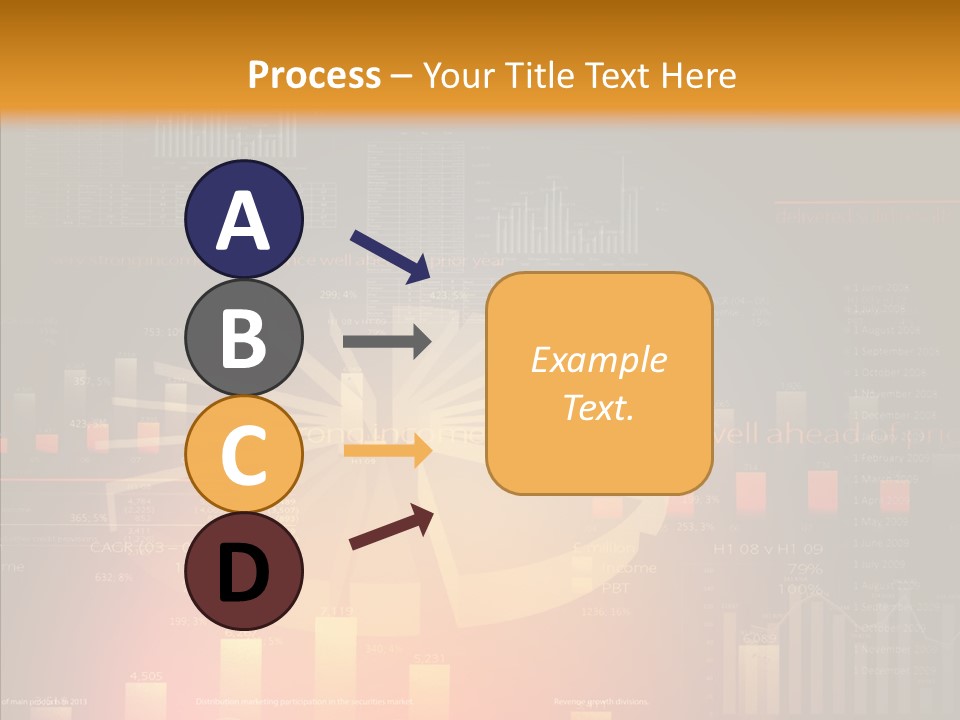 Product Number Blue PowerPoint Template