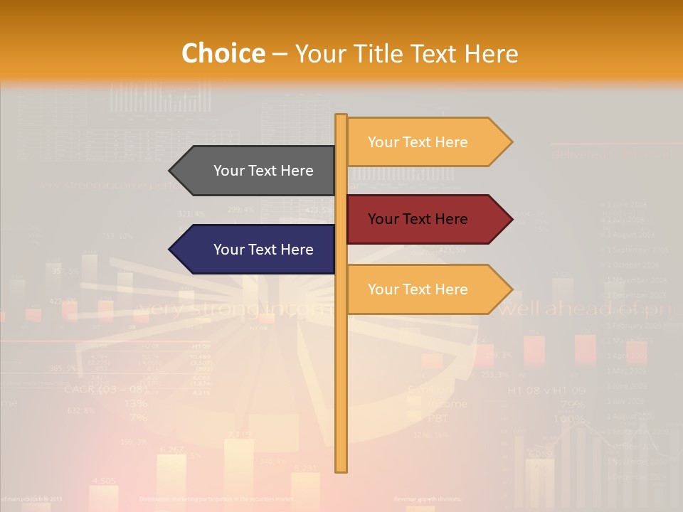 Product Number Blue PowerPoint Template