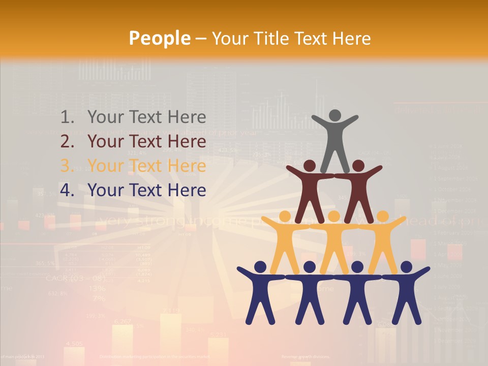 Product Number Blue PowerPoint Template