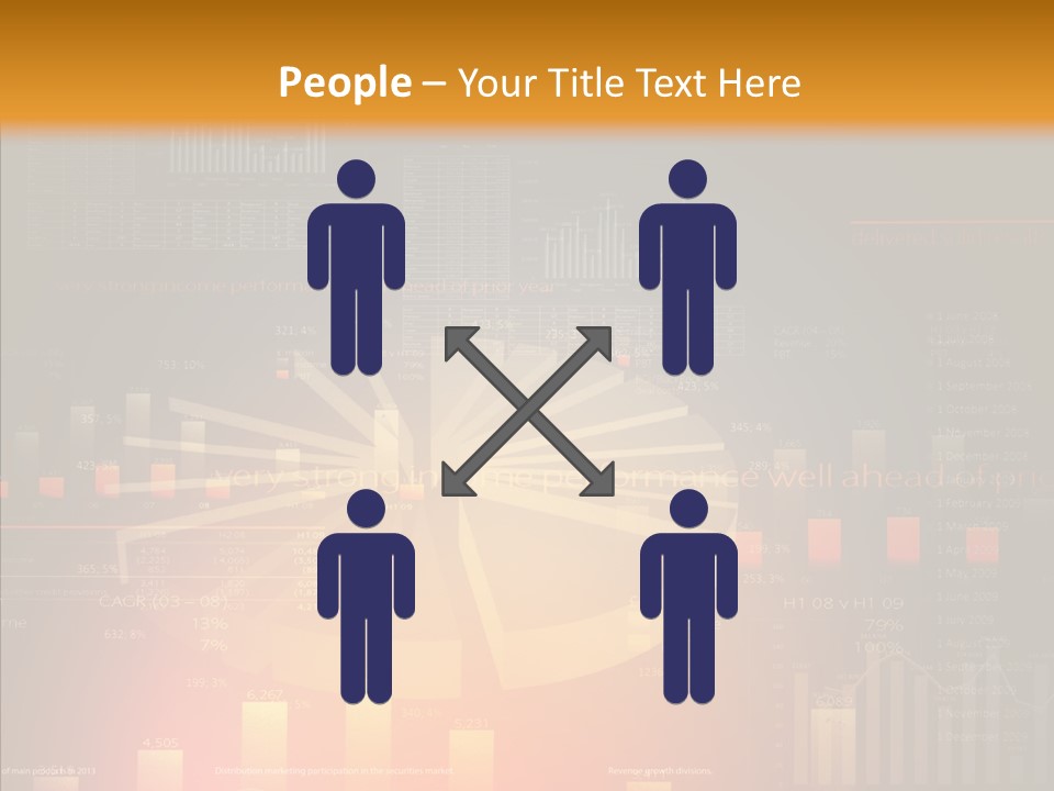 Product Number Blue PowerPoint Template