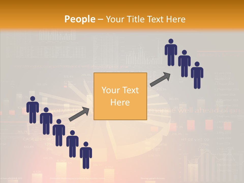 Product Number Blue PowerPoint Template