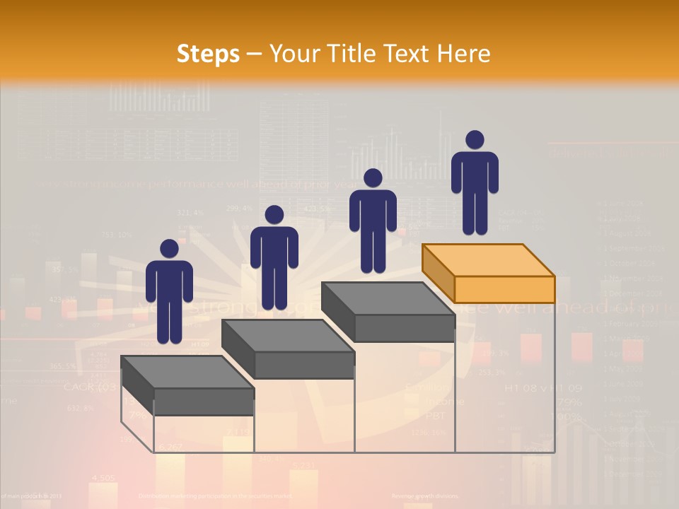 Product Number Blue PowerPoint Template