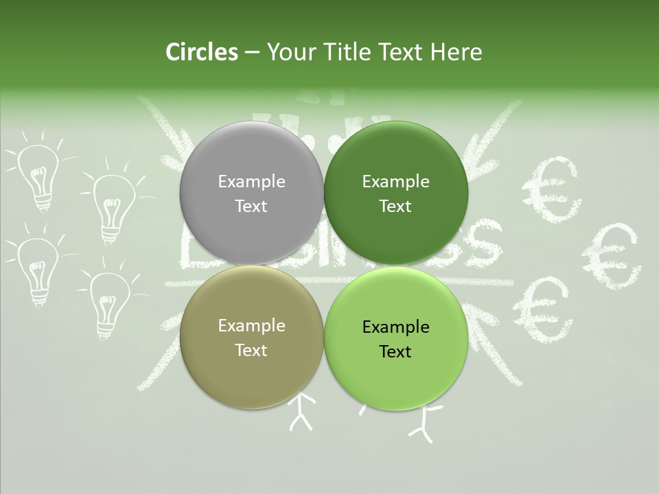 Target Words Success PowerPoint Template