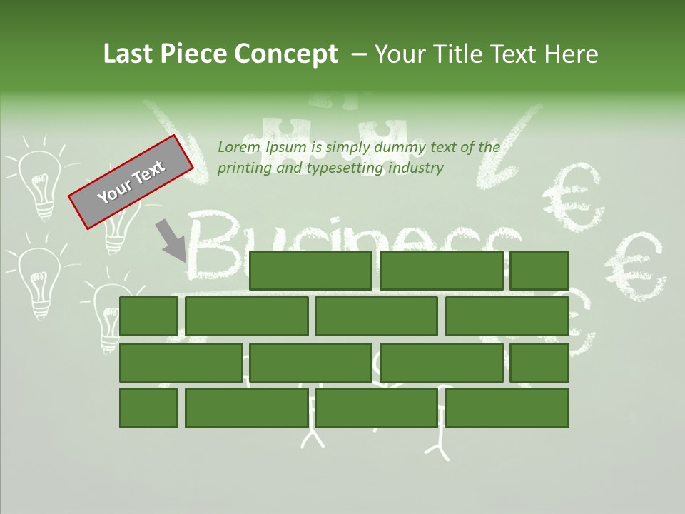 Target Words Success PowerPoint Template