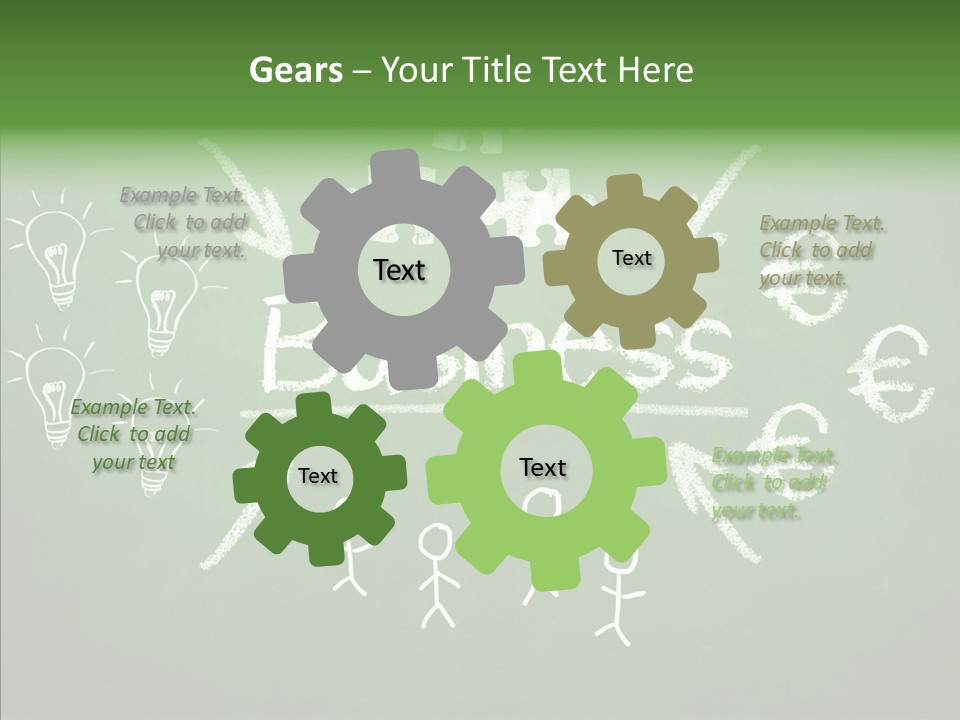 Target Words Success PowerPoint Template