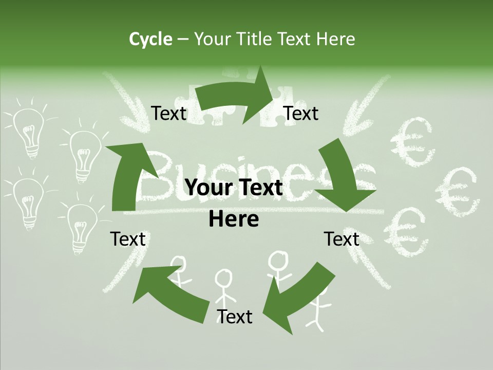 Target Words Success PowerPoint Template