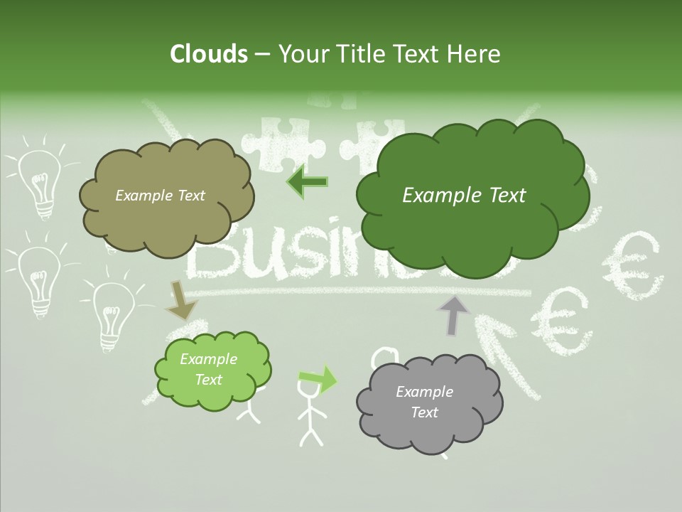 Target Words Success PowerPoint Template