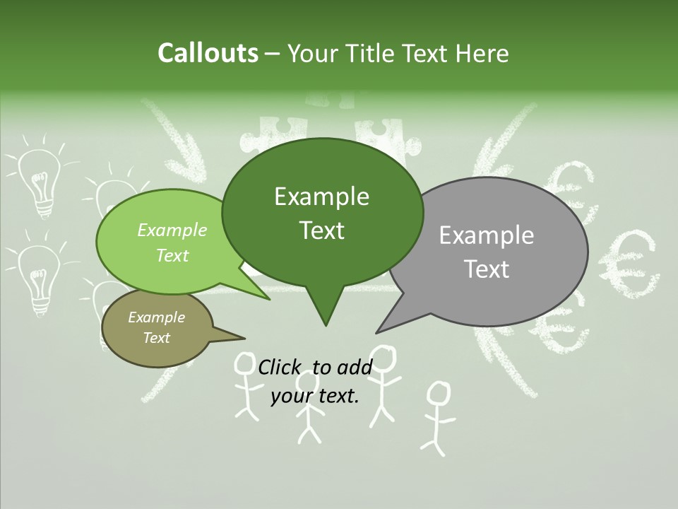 Target Words Success PowerPoint Template