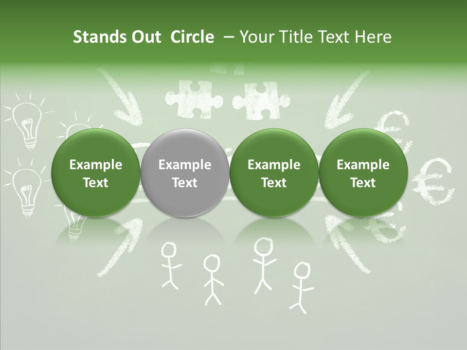 Target Words Success PowerPoint Template