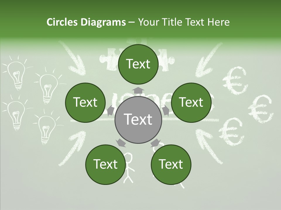Target Words Success PowerPoint Template