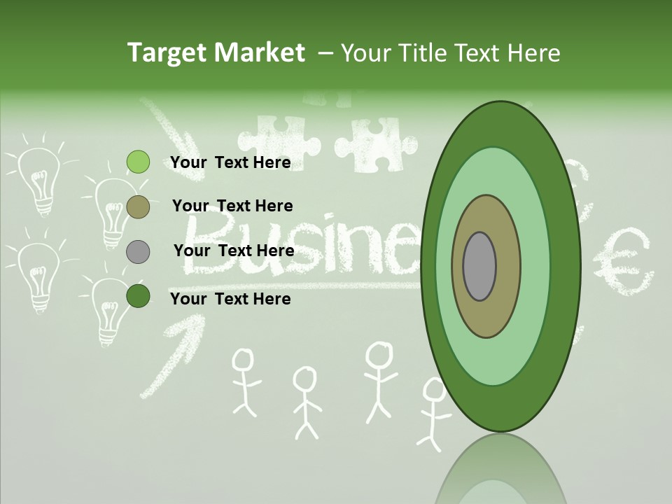 Target Words Success PowerPoint Template