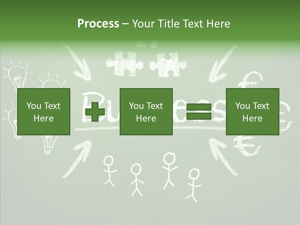Target Words Success PowerPoint Template