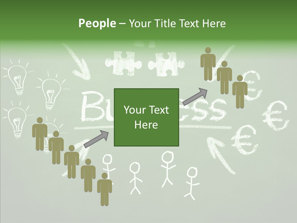 Target Words Success PowerPoint Template