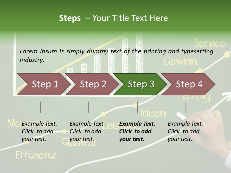 Statistic Money Job PowerPoint Template