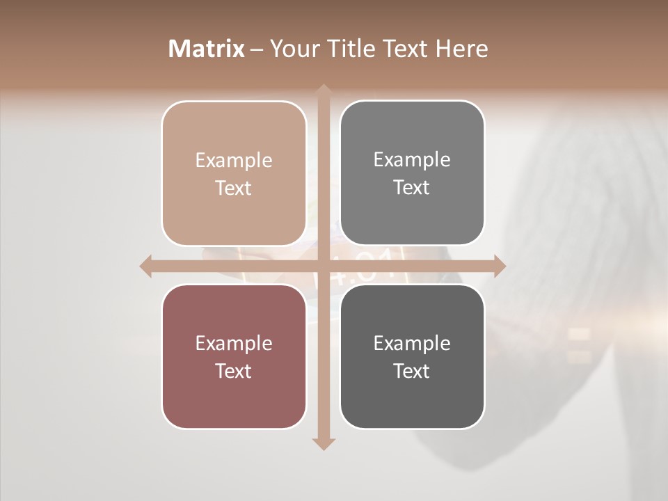 Arm Person Smartphone PowerPoint Template