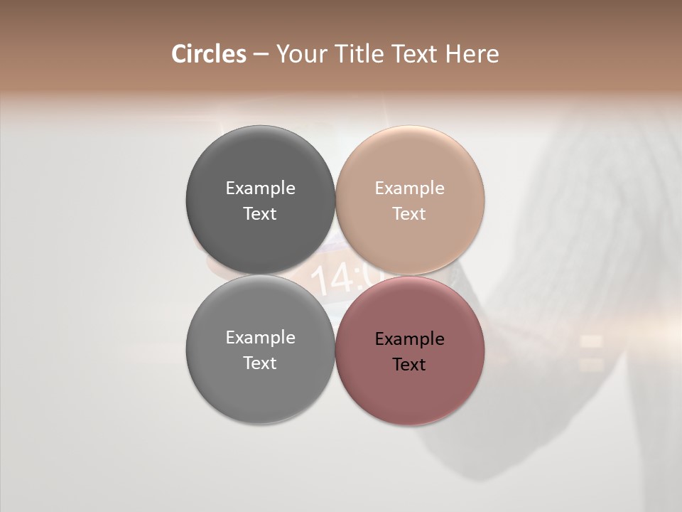 Arm Person Smartphone PowerPoint Template