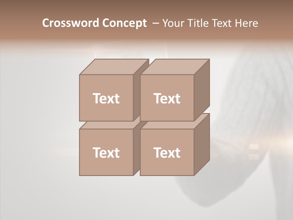 Arm Person Smartphone PowerPoint Template