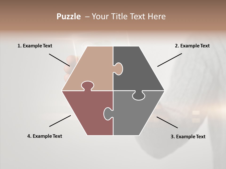 Arm Person Smartphone PowerPoint Template
