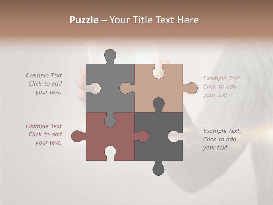 Arm Person Smartphone PowerPoint Template