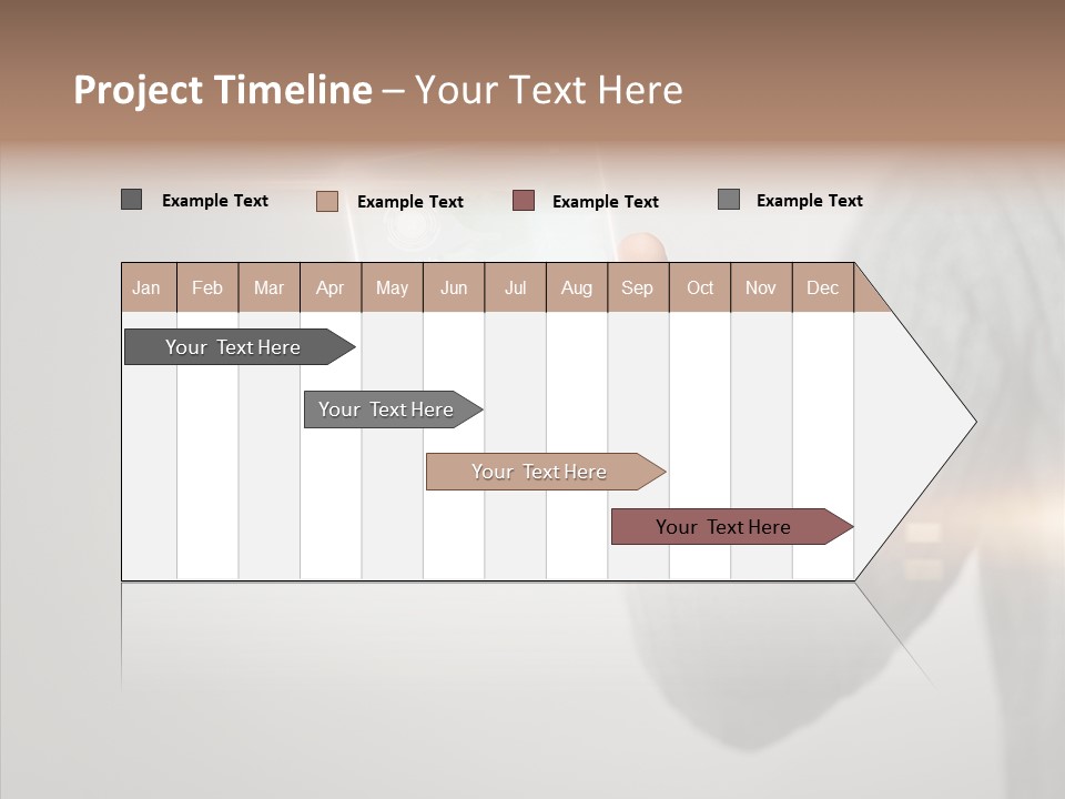 Arm Person Smartphone PowerPoint Template