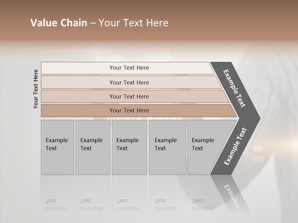 Arm Person Smartphone PowerPoint Template