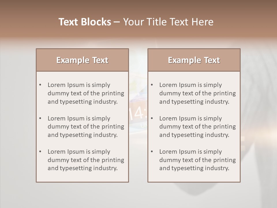 Arm Person Smartphone PowerPoint Template
