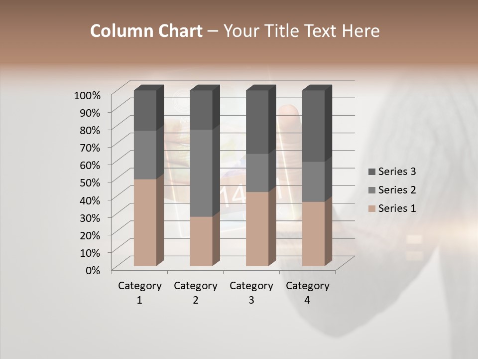 Arm Person Smartphone PowerPoint Template
