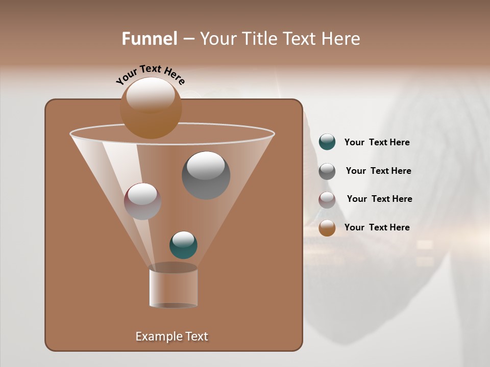 Arm Person Smartphone PowerPoint Template