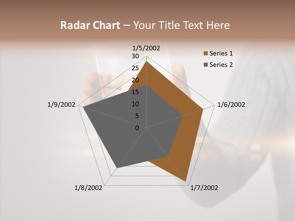 Arm Person Smartphone PowerPoint Template
