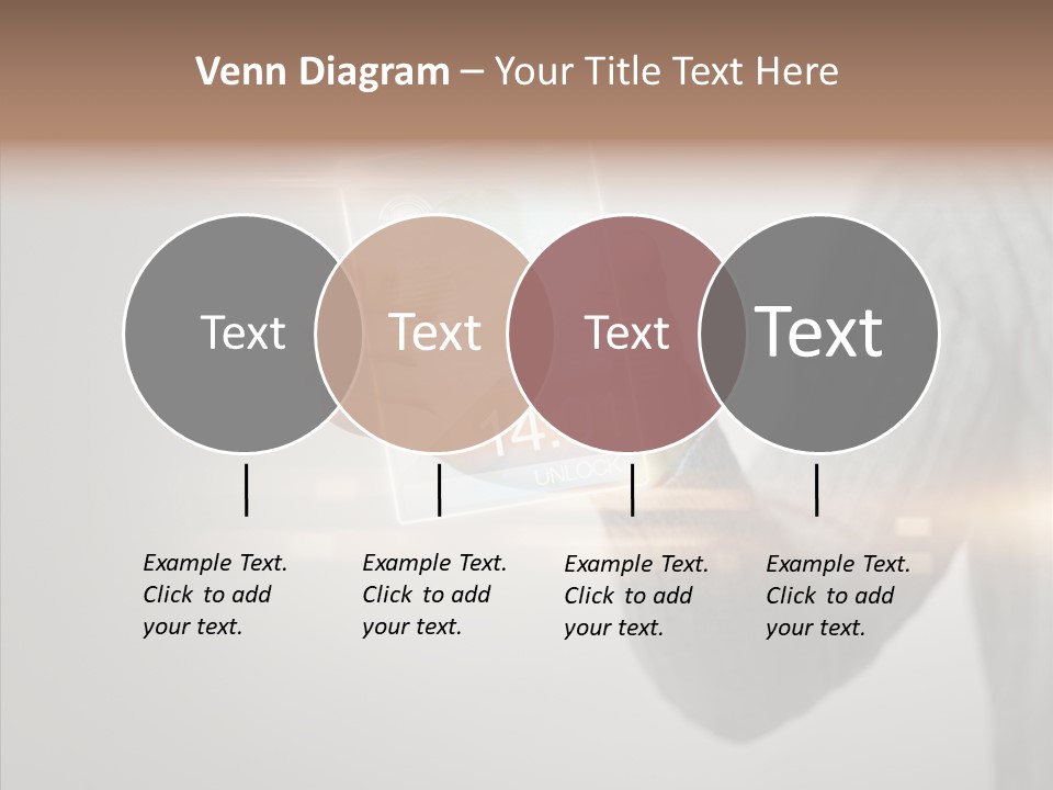 Arm Person Smartphone PowerPoint Template