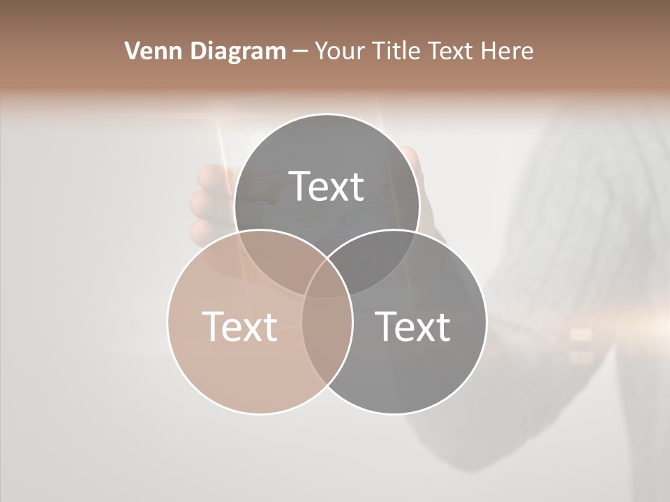 Arm Person Smartphone PowerPoint Template