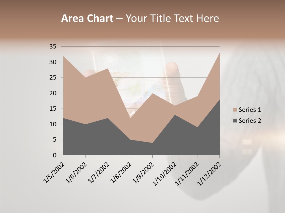 Arm Person Smartphone PowerPoint Template