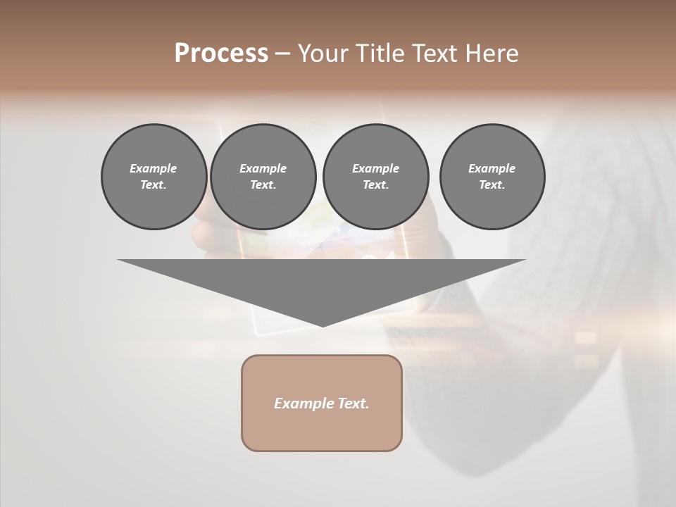 Arm Person Smartphone PowerPoint Template