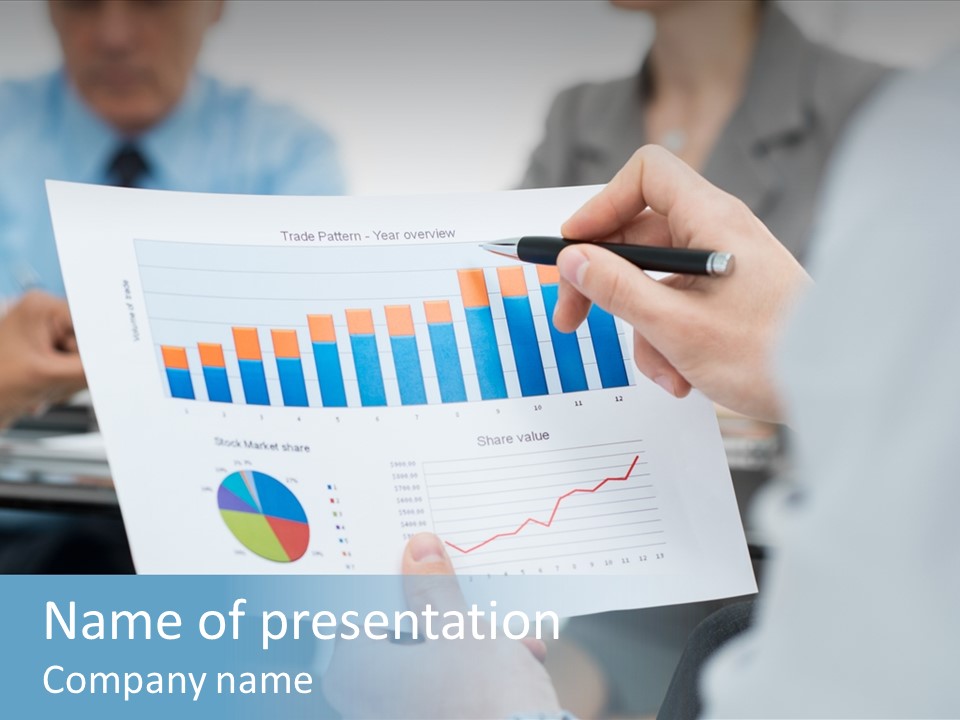 Analyzing Accounting Revenue PowerPoint Template